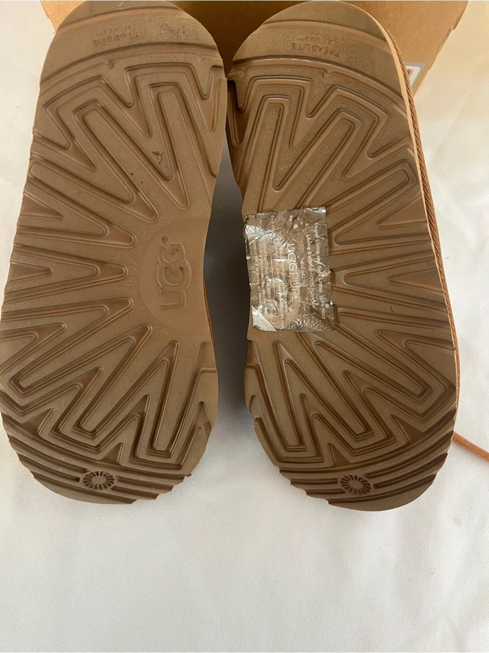 UGG Kids Chestnut Brown Suede Lace-Up Boots